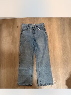 H&M Light Blue Wide-Leg Jeans